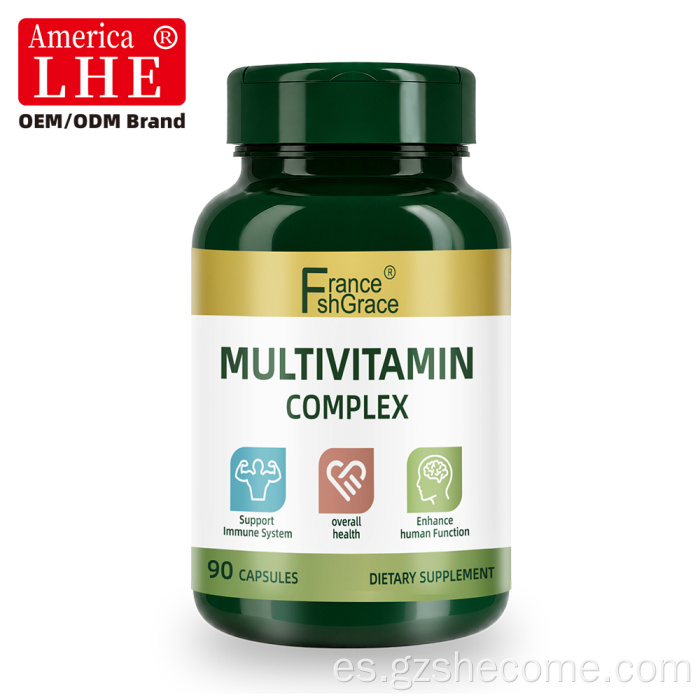 Shecome Multivitamin Complex Cápsulas Apoyo Energético Inmunitario